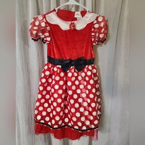 Disney Junior Minnie Mouse Dress Size Child Medium 8/10